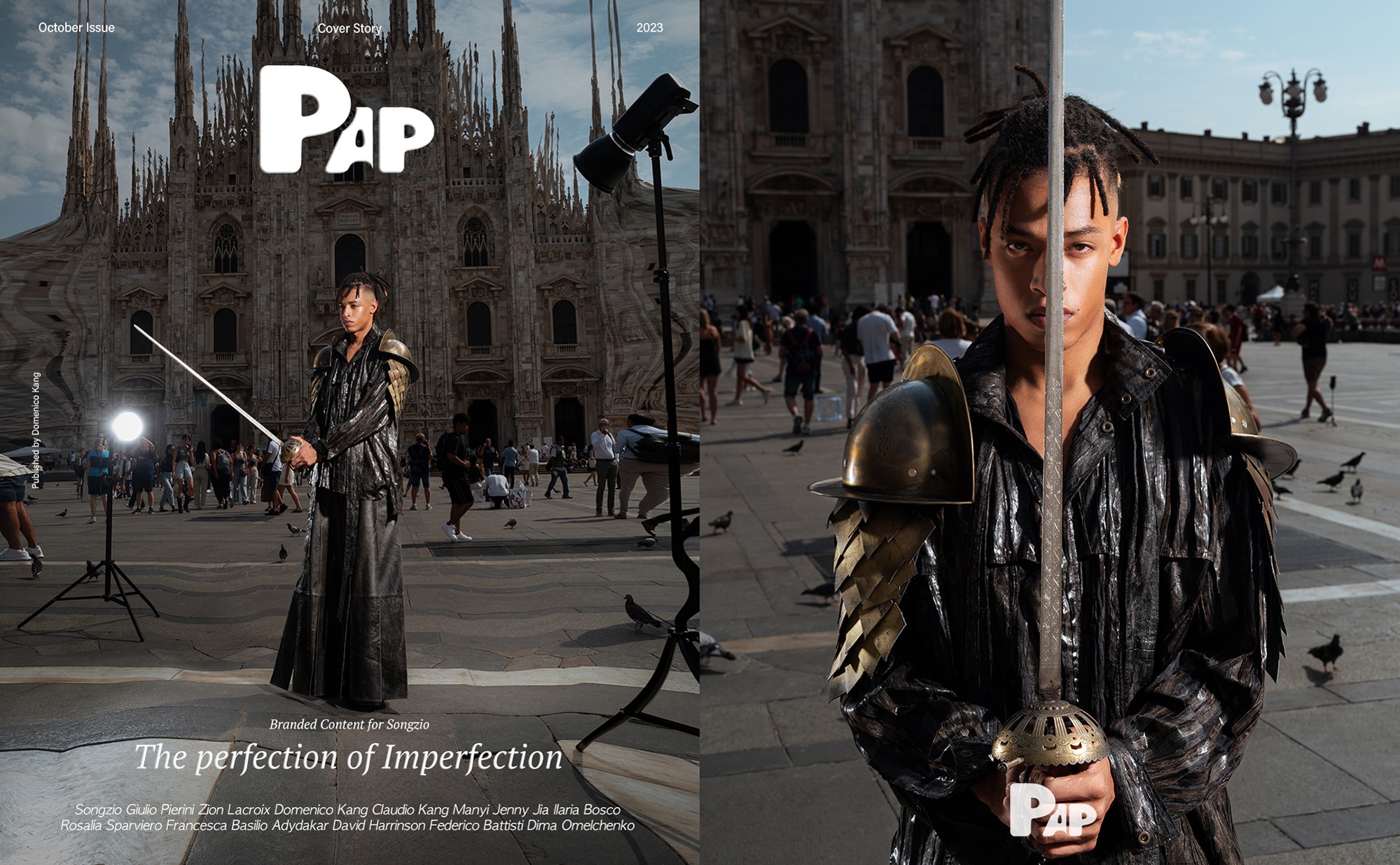 PAP MAGAZINE, 23FW ISSUE COVER STORYOCTOBER 2023&quot;THE PERFECTION OF IMPERFECTION&quot;MILANO, ITALY